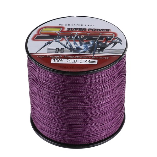 Purple 300M/1000M/500M/100M Dyneema Braided Fishing Line 6LB300LB eBay