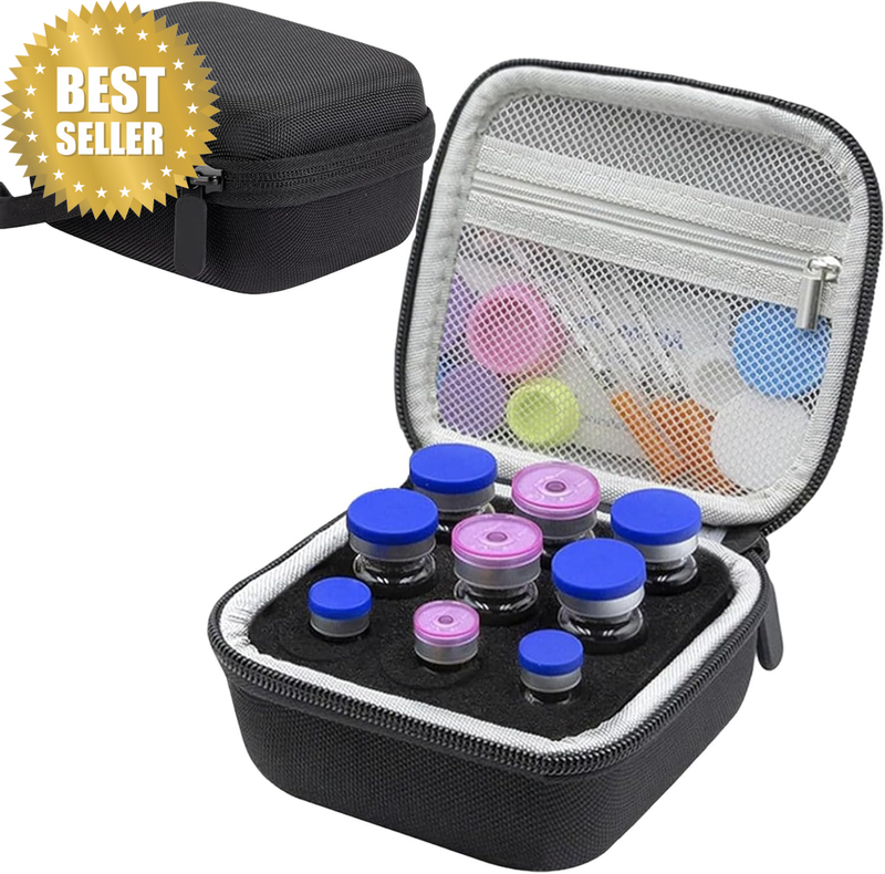 9 Slot Insulin Peptide Vial Case for Diabetics 1Ml 3Ml 5Ml 10Ml Vials