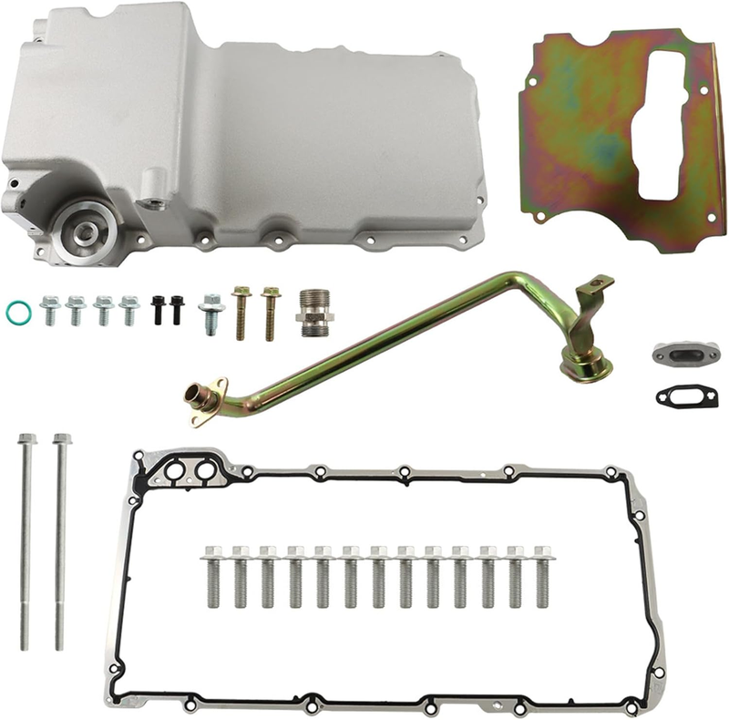 Aluminum Oil Pan Kit for GM Muscle Classic Car 4.8L 5.3L 6.0L 6.2L 1955-1987