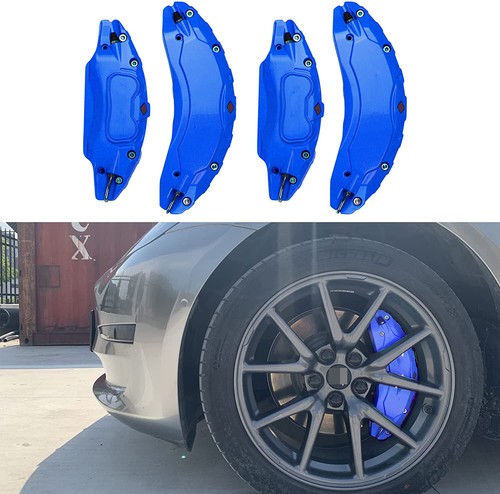 TESLA Model 3 2024 レッドブレーキキャリパーセット Amazon.com: Caliper Covers Set of 4 Compatible with 2024