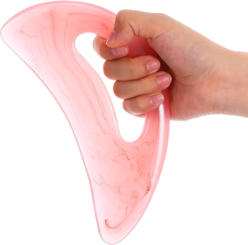 Large Handle Big Scraping Massage Tool, Resin Body Guasha Scraping Tool Lymphati