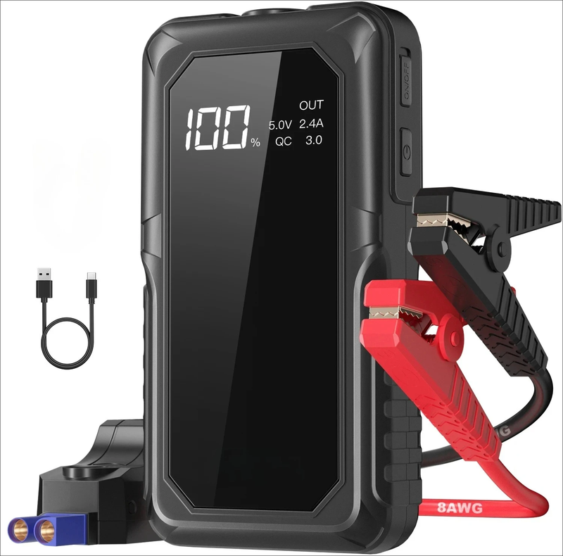 2000A Car Jump Starter 12V Battery Booster Power Bank Portable Auto Starter