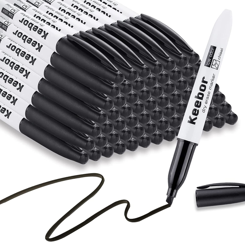 Black, Bulk Of 72 Pack Low-odor Whiteboard Ma