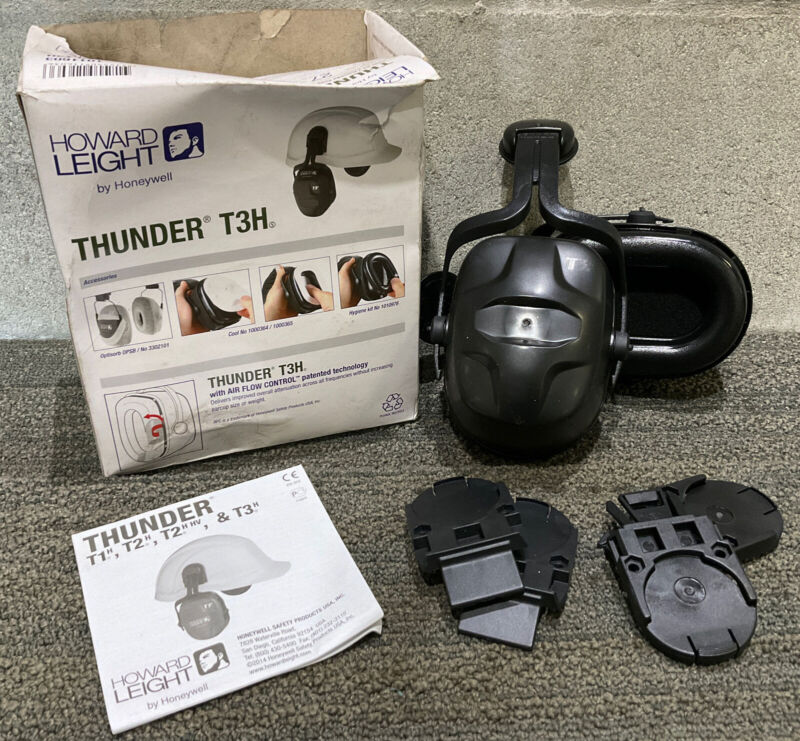 Howard Leight 1011603 Thunder T3h Dielectric Helmet Earmuff By Honeywell  222