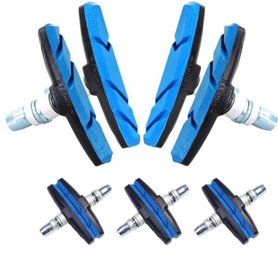 Fahrrad Bremsbeläge für Shimano Bremsschuhe 5 Paar Bremsklötze V Brake 70mm Blau
