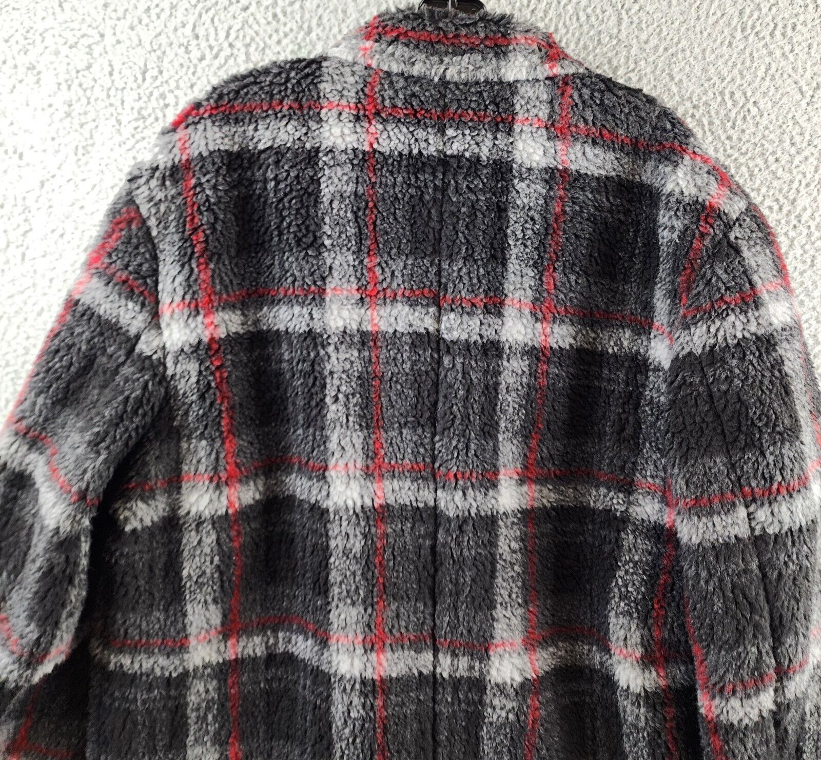 HUGO Merlon Single Breasted Wool Blend Coat Men's XL Multicolor Notch Lapel L/S - Picture 11 of 12