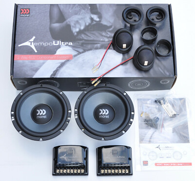 MOREL TEMPO ULTRA 602 MkII 6,5''  2-WAY KIT TOP QUALITY 130W RMS, BEST PRICE, NEW