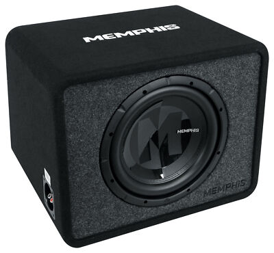 Memphis Audio PRXE12S2 600 Watt 12'' Loaded Subwoofer in Sub Box Enclosure 2 ohm