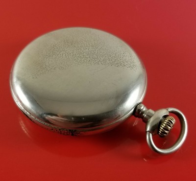 Vintage S.Burman Pocket Watch (Bristol England) 7 Jewels 16 Size S/N 87871