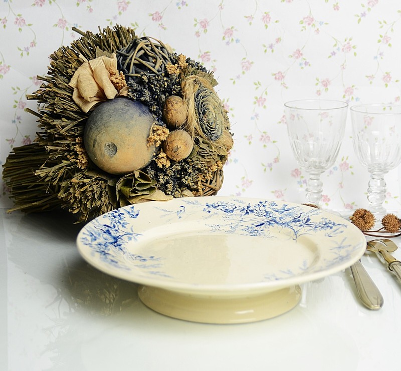 Creil Montereau Plat MontÃ© Collection Linotte Tbe