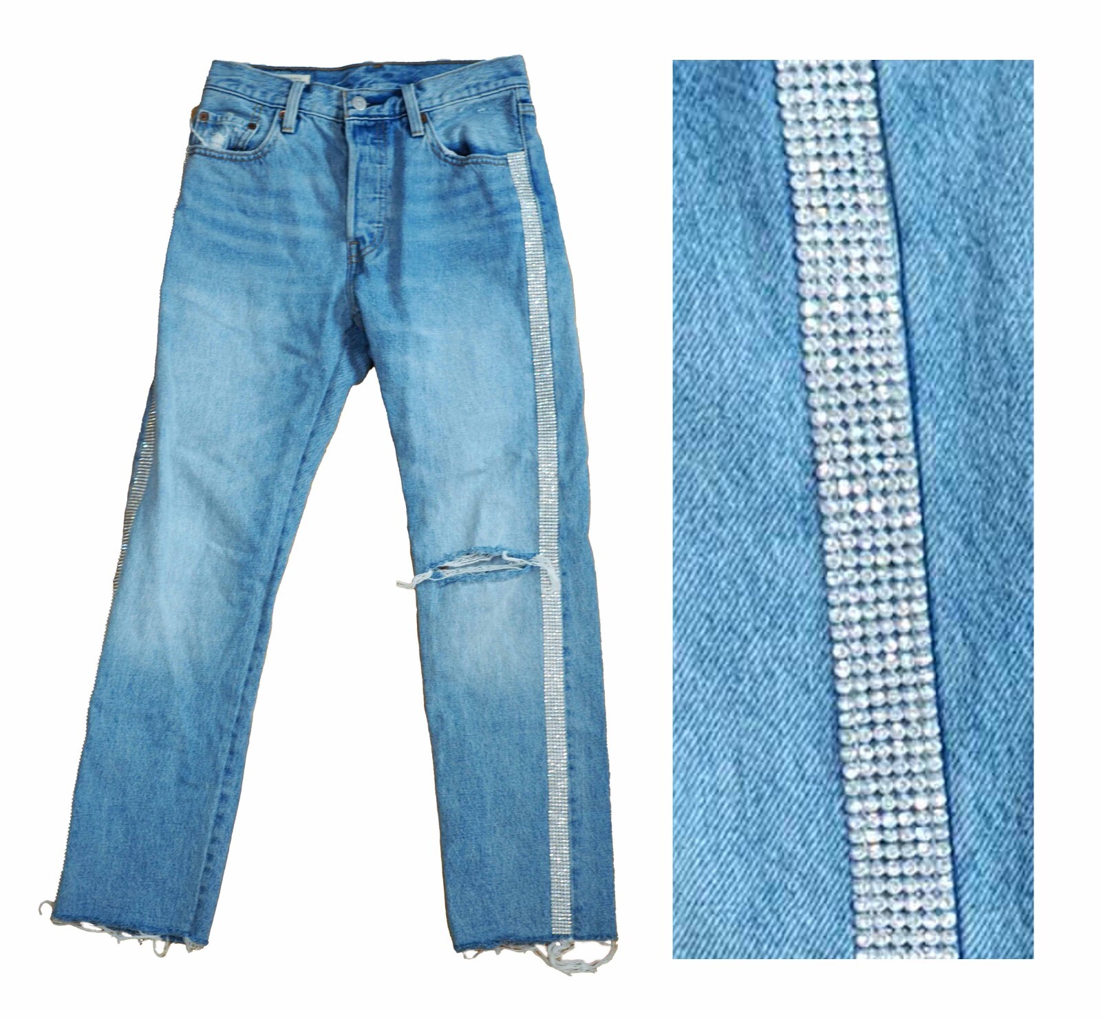 Levis リバイス Levi's（リーバイス）の「SKINNY TAPER BROKEN CONCRETE ADV