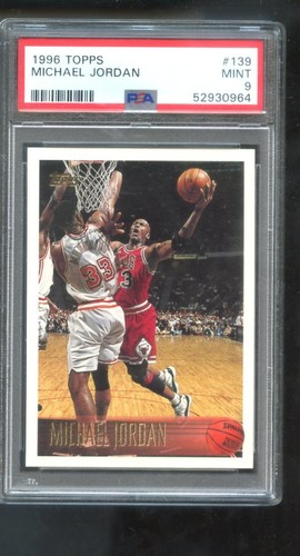 1996-97 Topps #139 Michael Jordan PSA 9 Graded Basketball