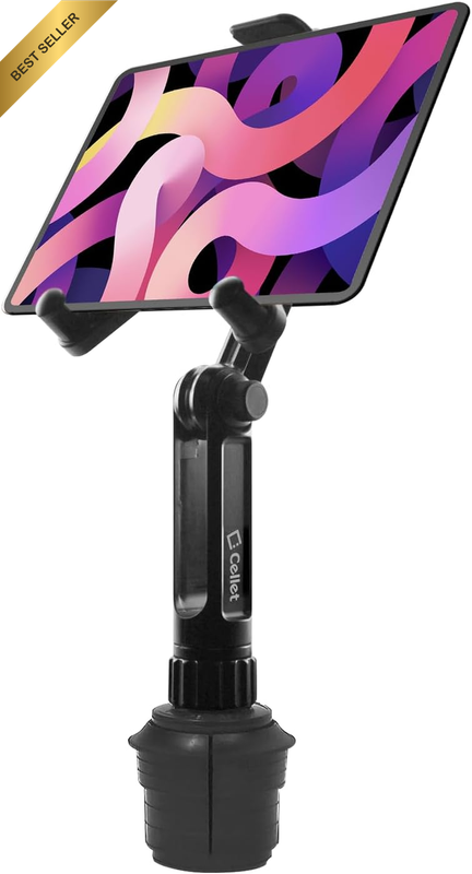 Cup Holder Tablet Mount, Tablet Car Cradle Holder Made by Compatible for Ipad Pr