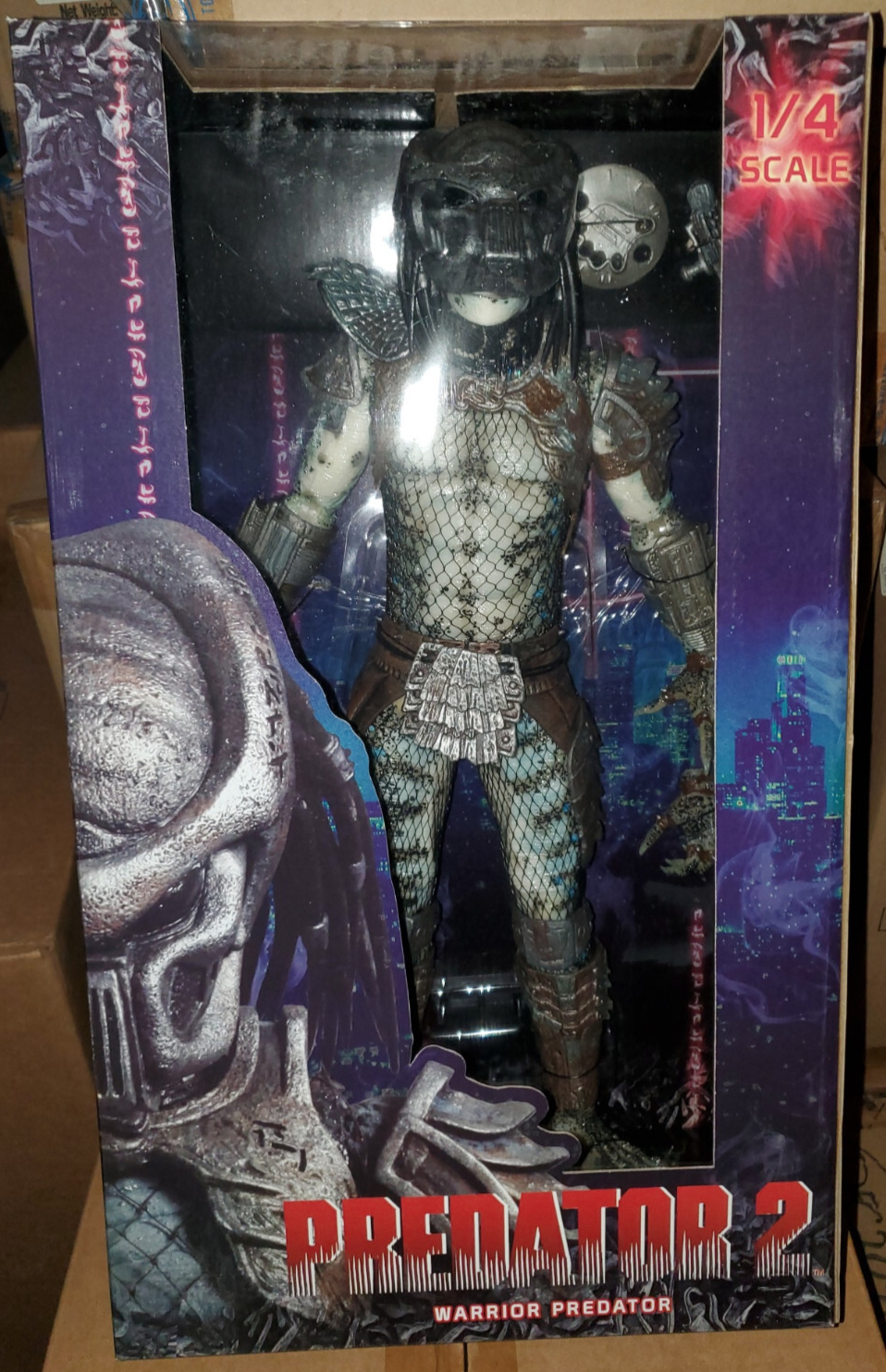 Predator 2 WARRIOR PREDATOR 1/4 scale action figure-NECA