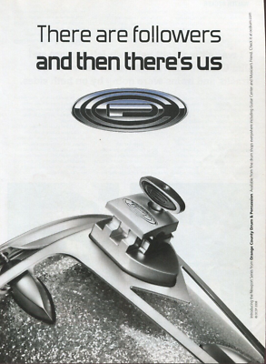 2008 Print Ad of OCDP Orange County Drum Percussion Newport