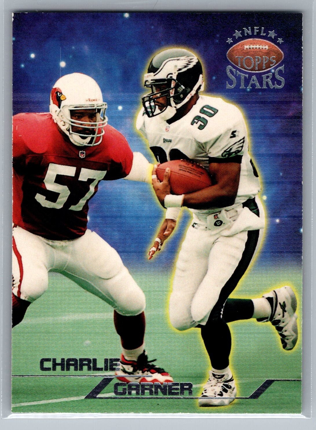 1998 TOPPS NFL STARS CARD # 69 Charlie Garner - Philadelphia