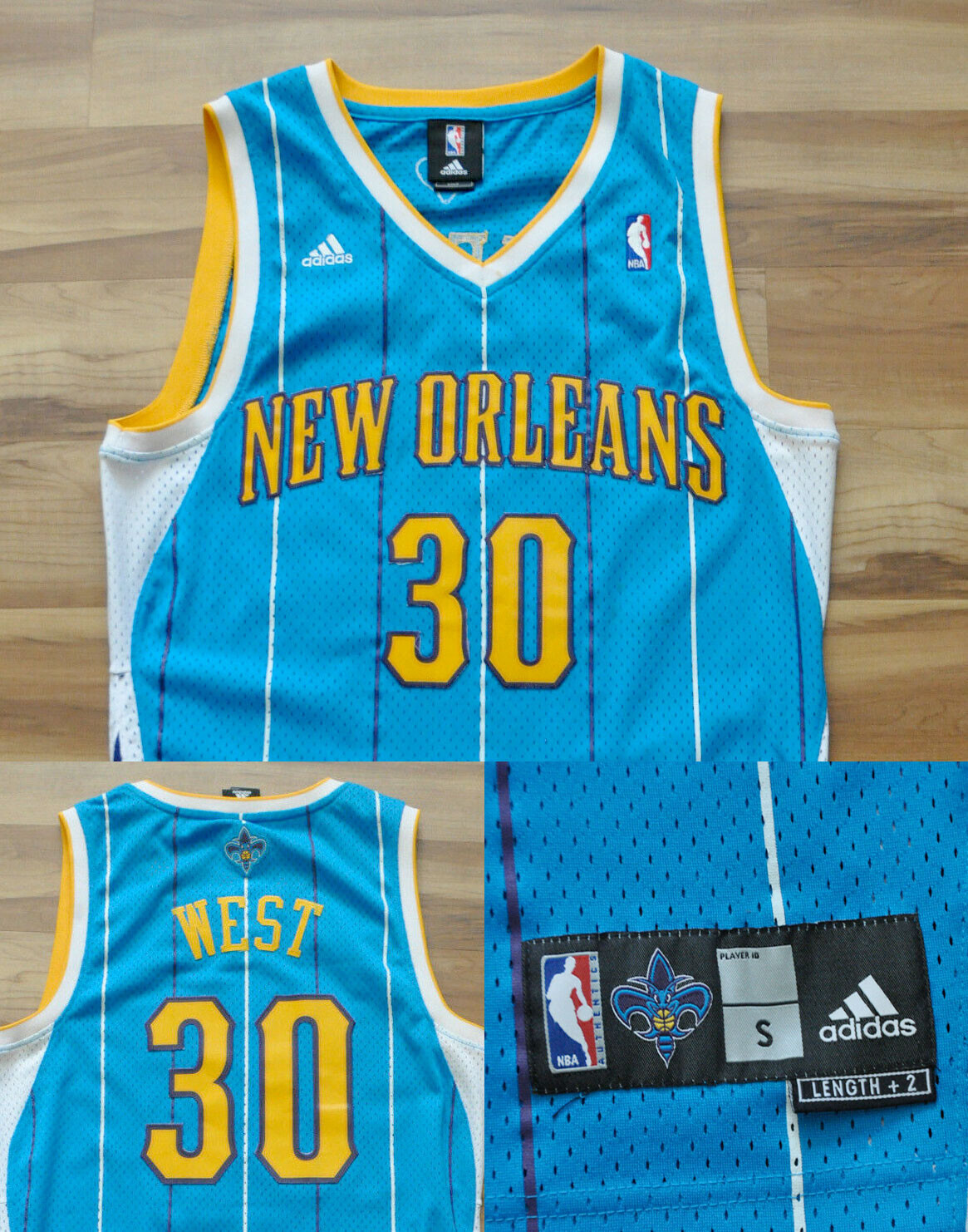 David West New Orleans Hornets Adidas Jersey Swingman Pin David West New Orleans Hornets Adidas Jersey Swingman Pin
