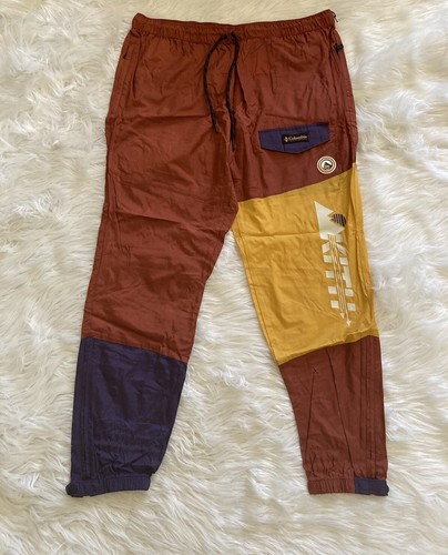 KITH x Columbia New Riptide Wind Pants Red Multicolor XL | eBay