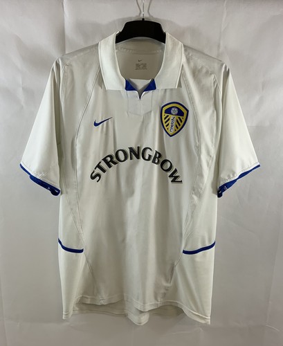 Nike Leeds United ジャージ L ホワイト LEEDS UNITED 2002 2003 HOME FOOTBALL SHIRT SOCCER JERSEY