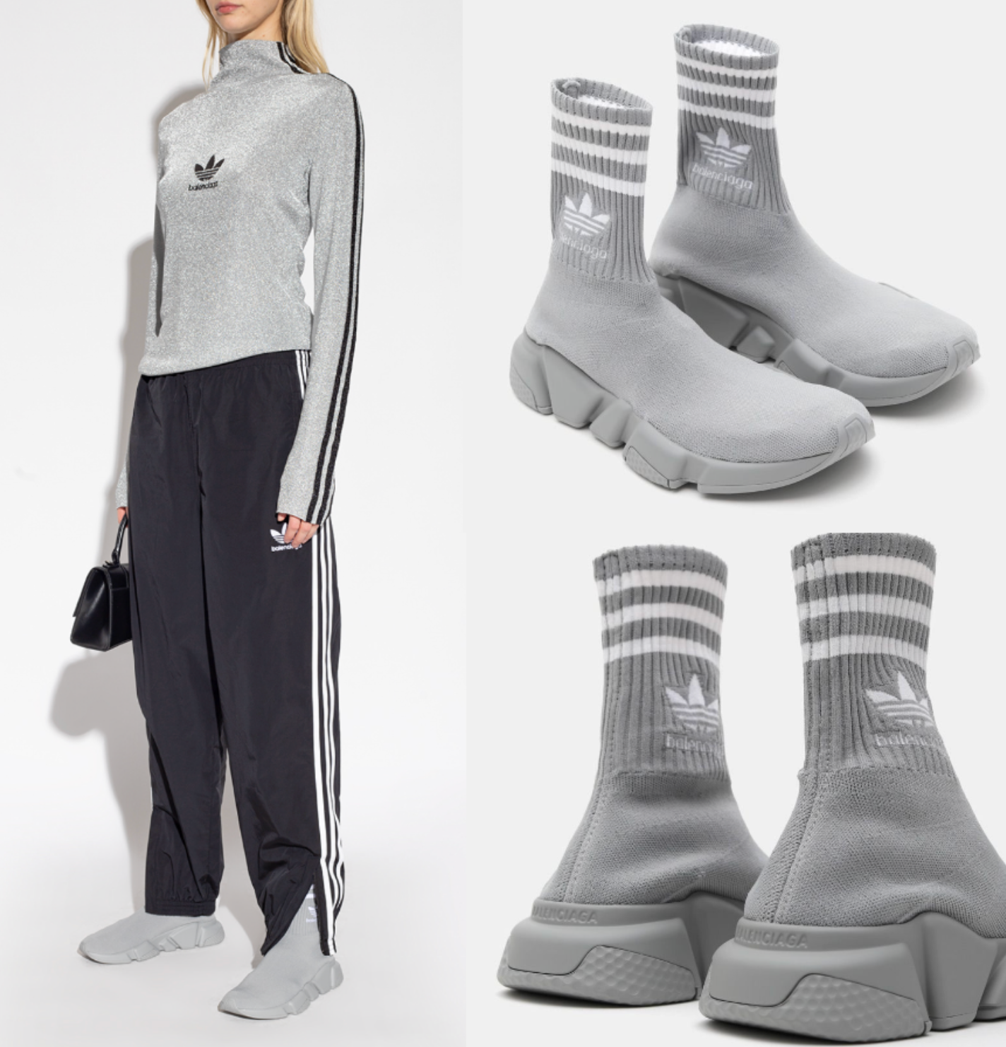 Balenciaga X Adidas Speed LT Unisex Knit Sock Sneakers Shoes Balenciaga X Adidas Speed LT Unisex Knit Sock Sneakers Shoes