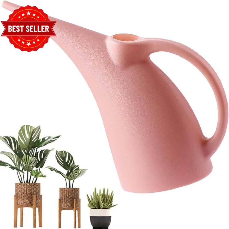 Long Spout Watering Can Gardening Hand Tools with Removable Nozzle, 3L Watering