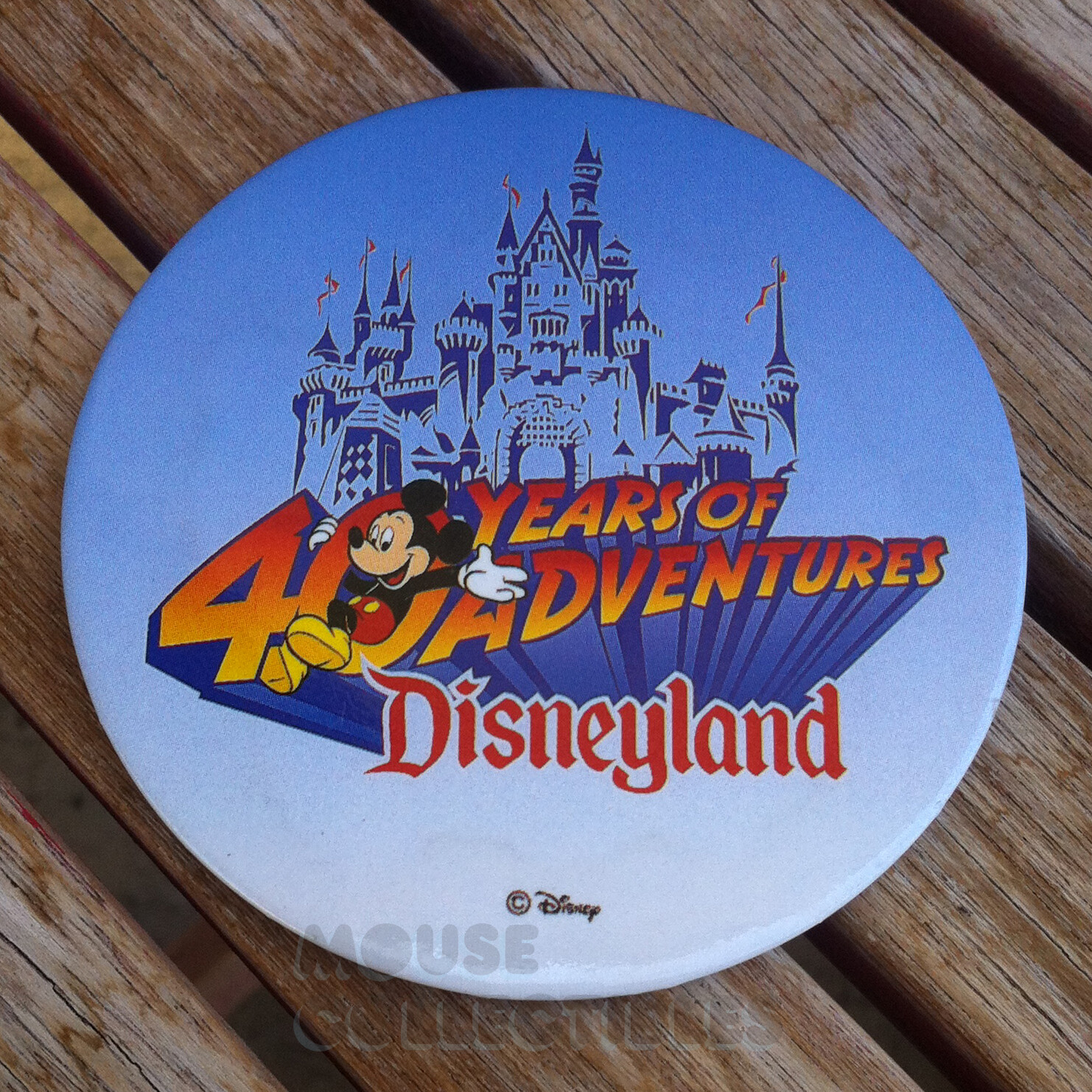 1995 Disneyland 40th Anniversary Pin Button 40 Years of