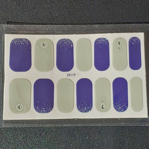 Nagelfolie selbstklebend Nagelsticker Nail Wraps Nagelaufkleber Glitzer Nail Art