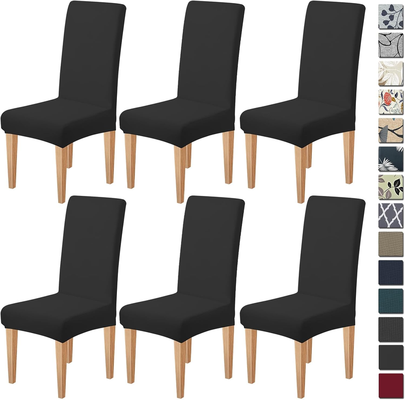 Dioxide High Stretch Chair Covers for Dining Chairs, Washable Dining Chair Cover