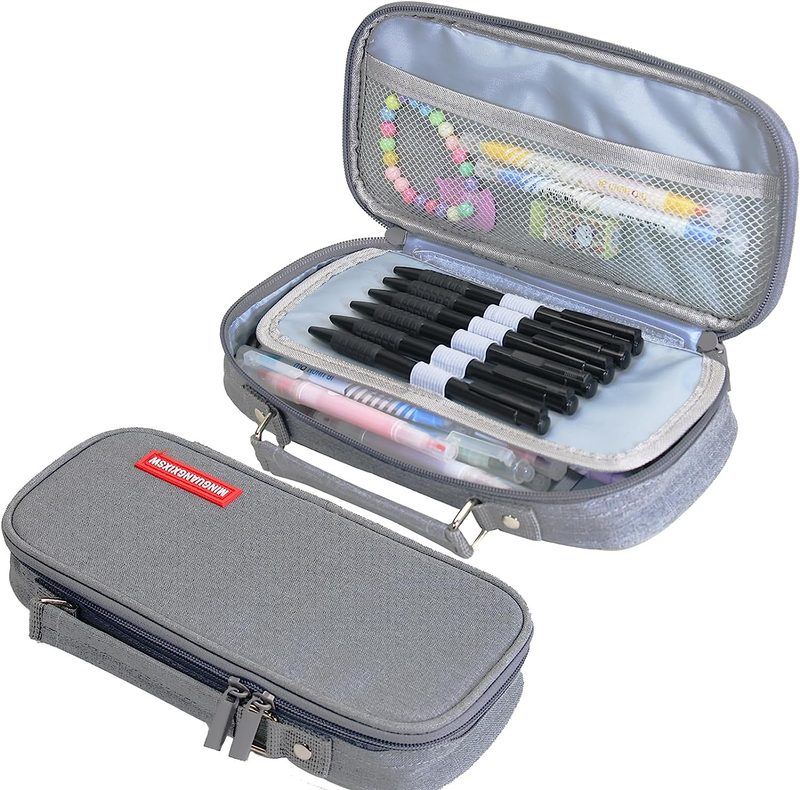 Big Capacity Pencil Case,Pen Marker Holder Large Storage Stationery Case