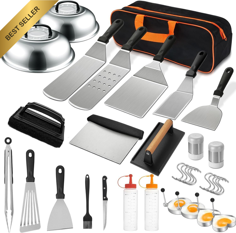 35PCS Griddle Accessories Kit, Flat Top Grill Accessories Set for Blackstone and