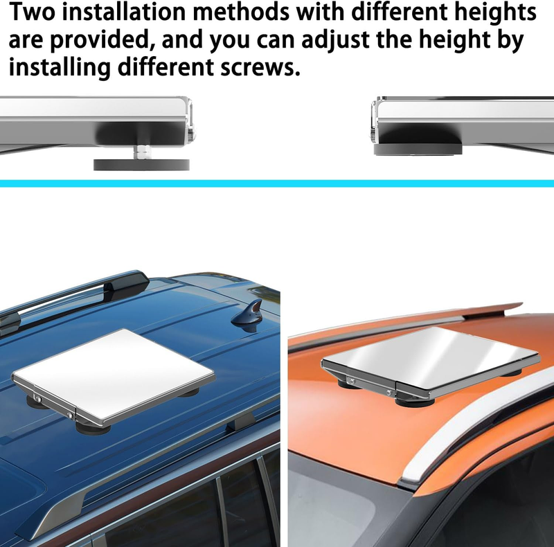 265 lbs Starlink Mini Magnetic Flat Mount Kit for Cars - Premium Pure Aluminum B