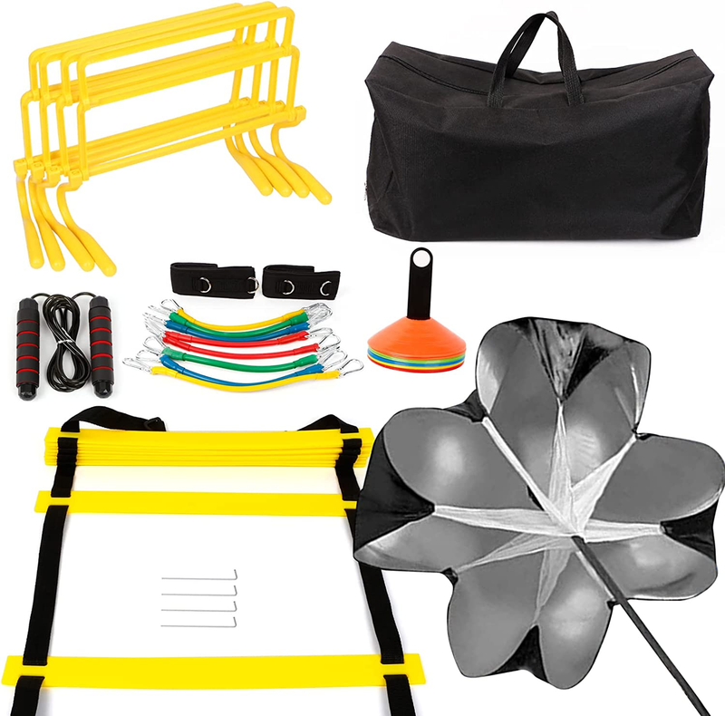 Speed Agility Training Equipment Set - Includes Agility Ladd