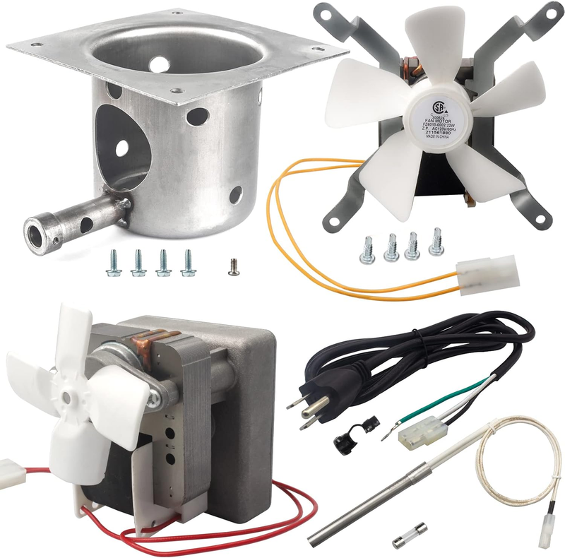 Pellet Grill Repair Kit 2.0 RPM Auger Motor Induction Fan for Traeger Pit Boss