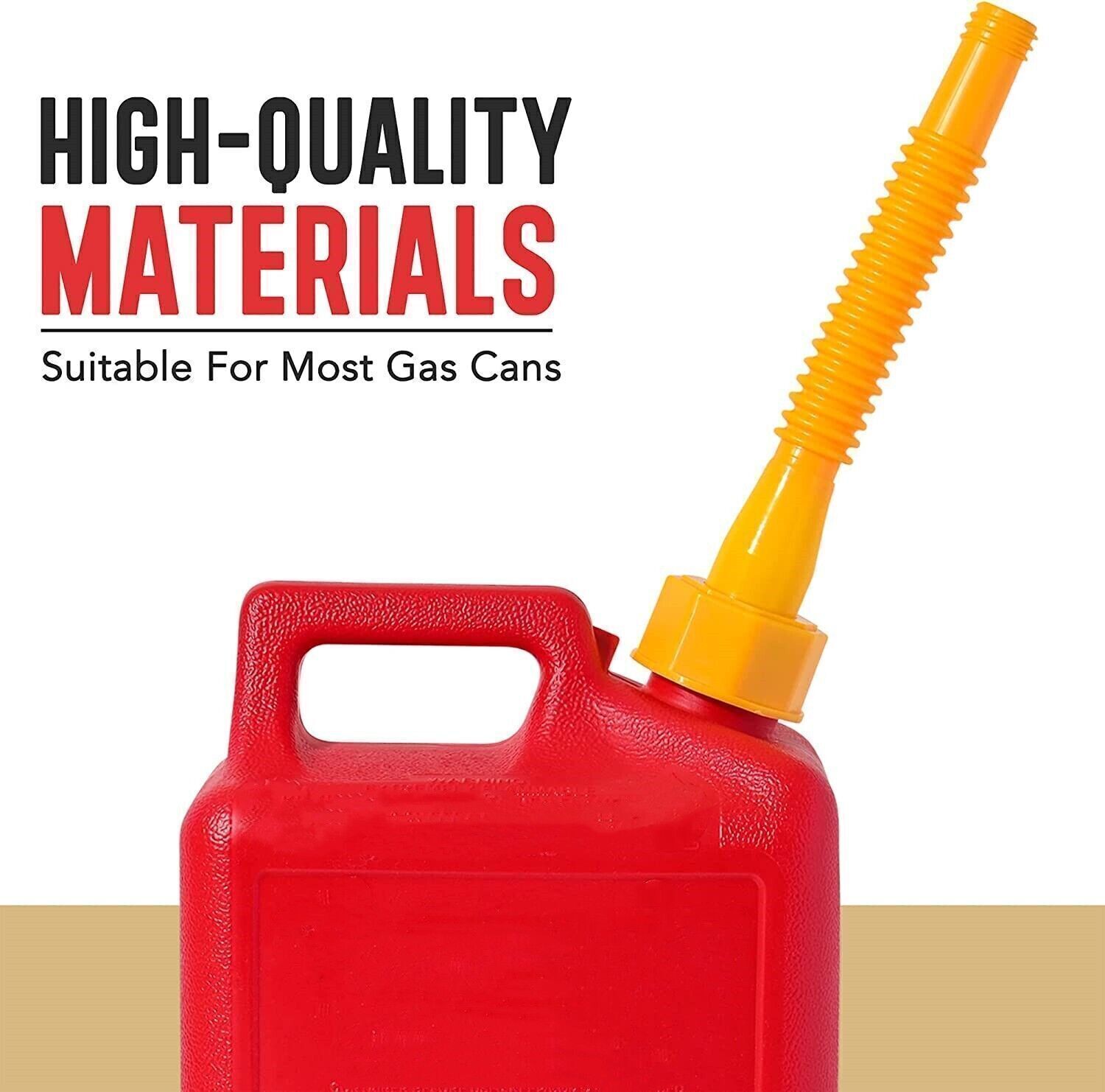 USA 3 Replacement Gas Can Spout Nozzle Vent Kit , Plastic Gas Cans Old Style Cap