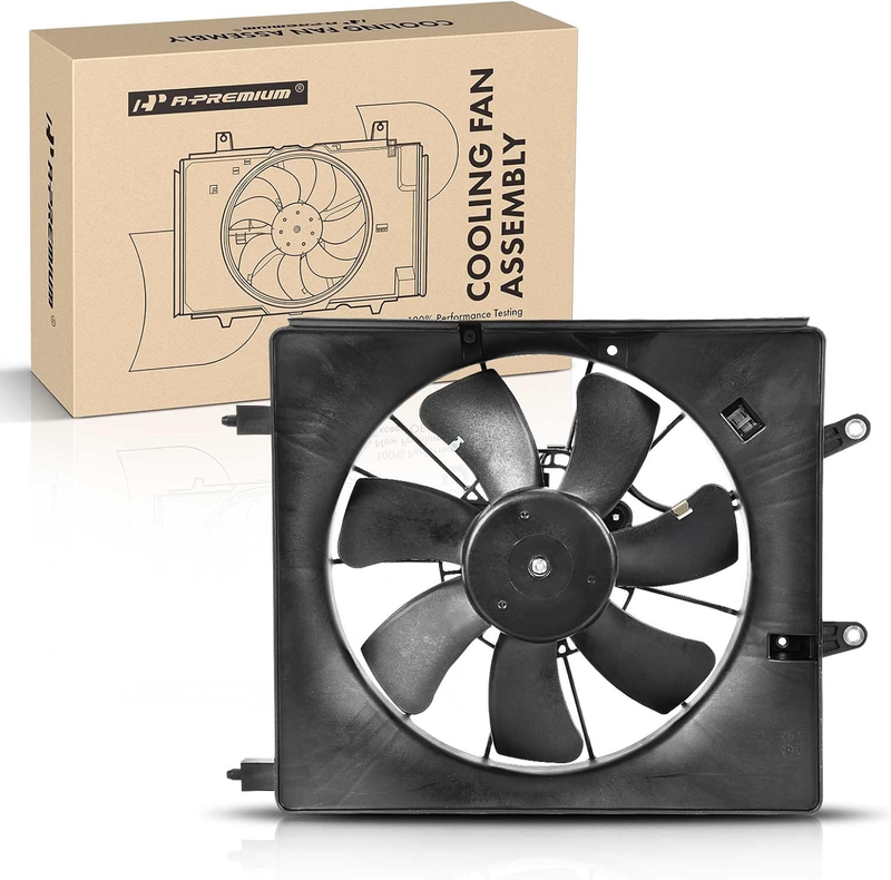 Right Engine Radiator Cooling Fan Assembly for Acura TSX 2004-2008 2.4L