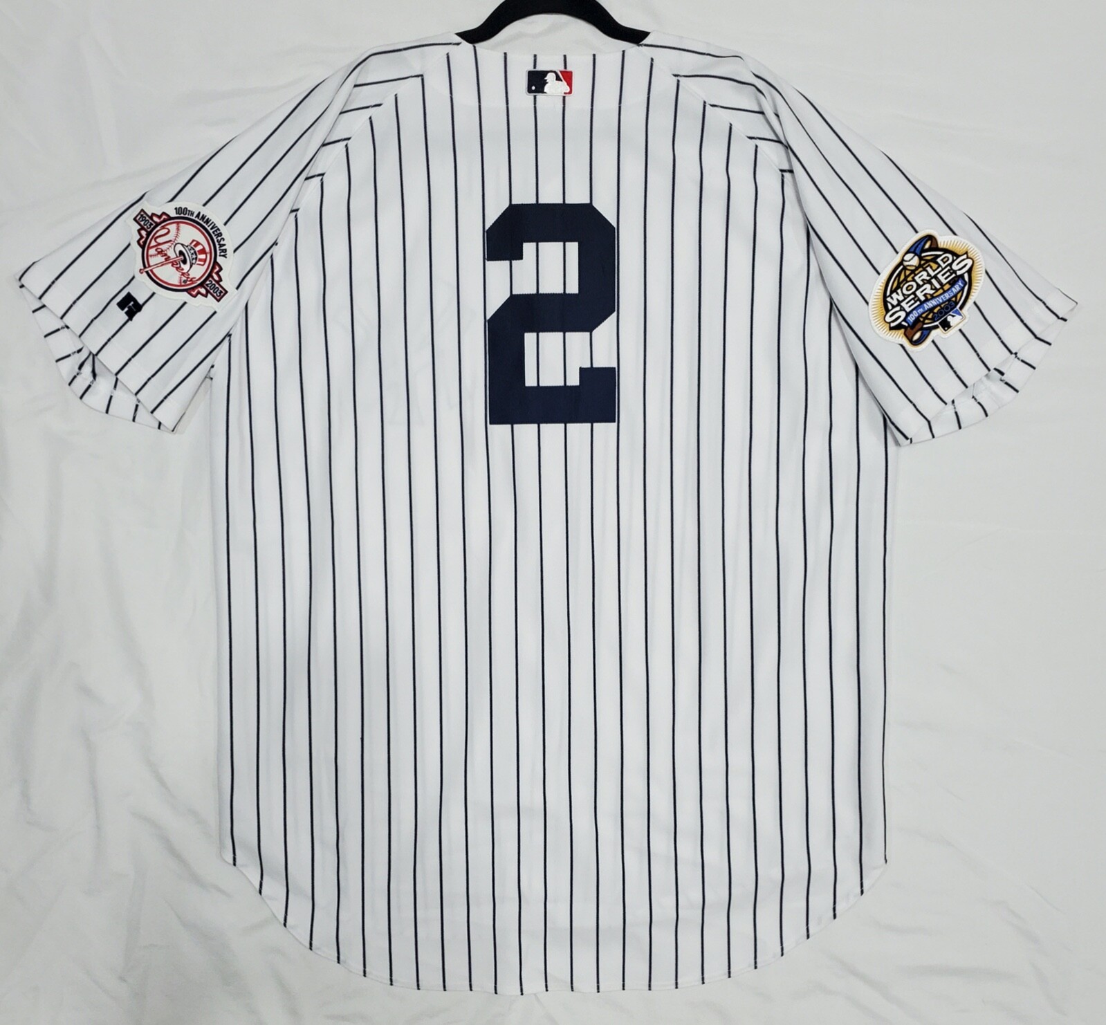 AUTHENTIC RUSSELL ATHLETIC DEREK JETER 52 2XL NEW YORK