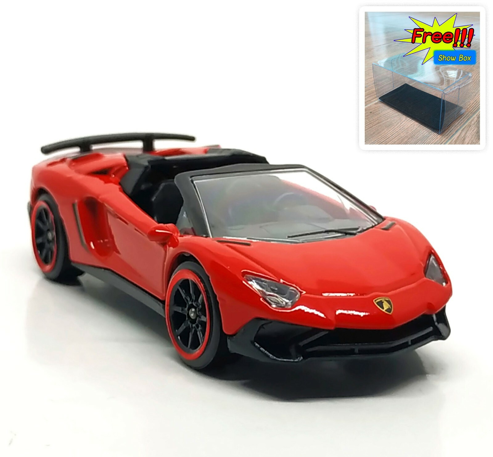 Majorette Lamborghini Aventador SV Roadster Red 1:64 (3