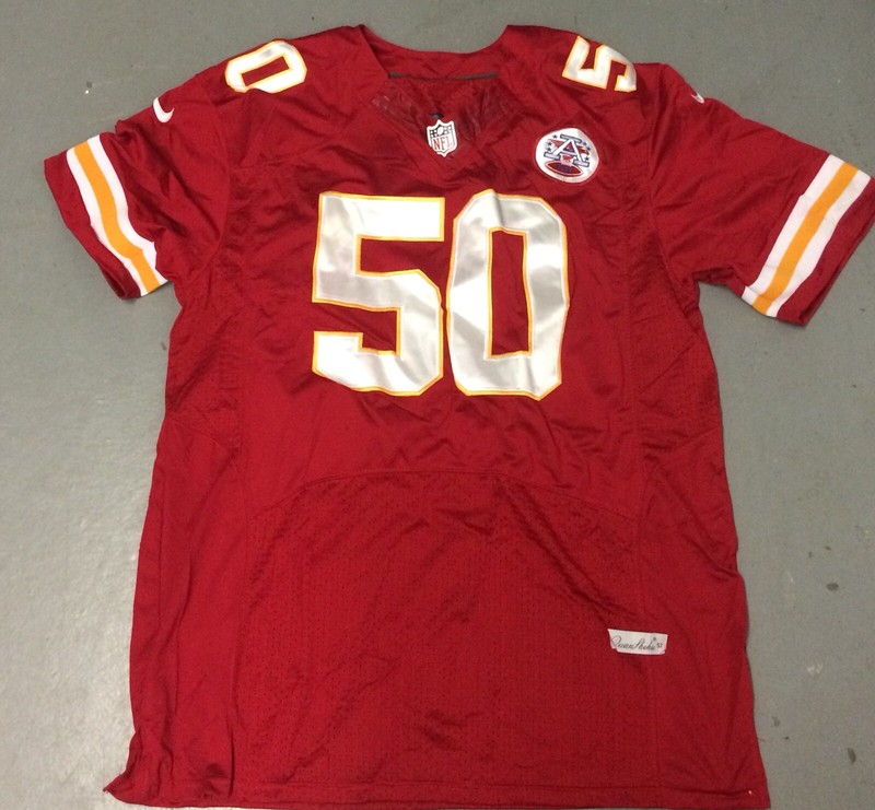 a lh patch on chiefs jersey