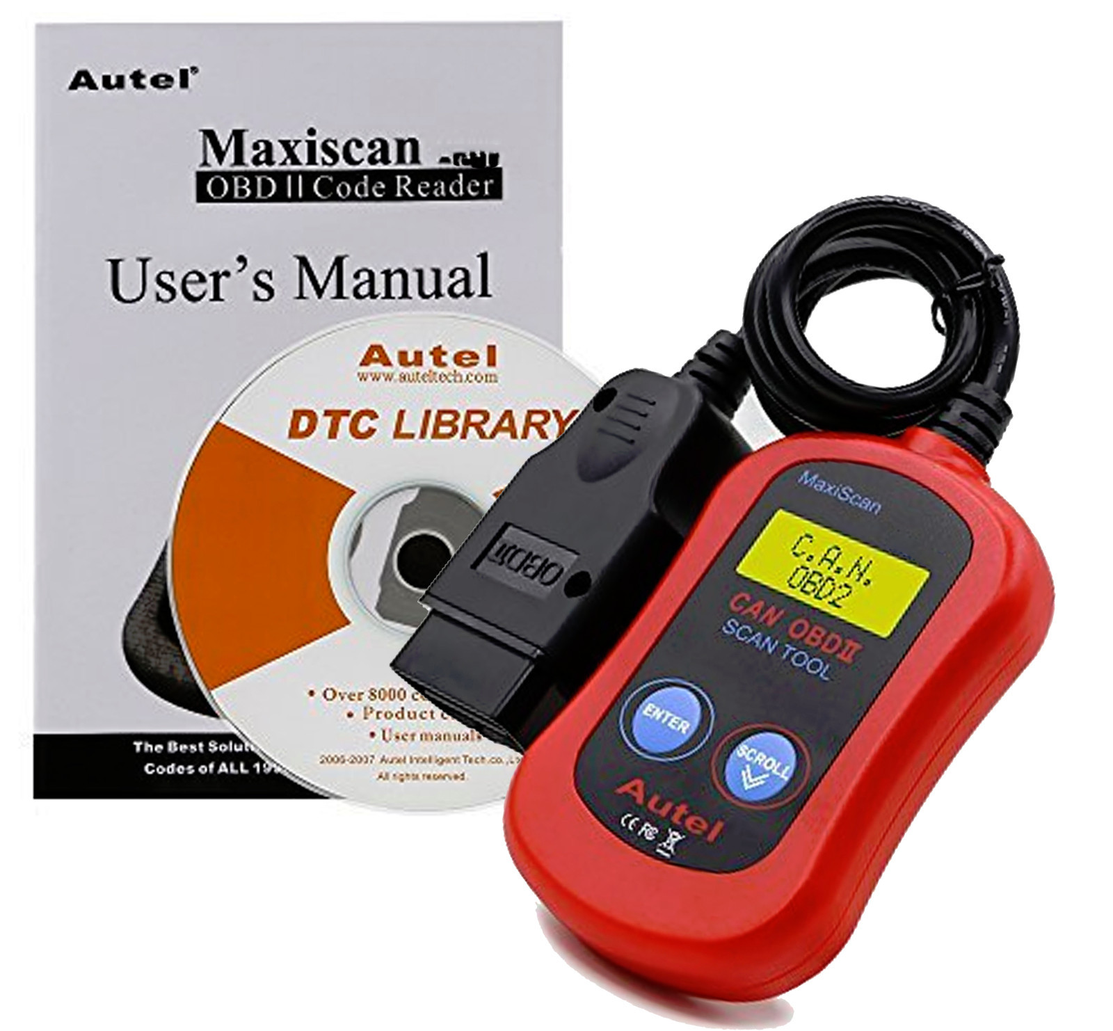 Portable Obdii Scanner Fault Code Reader Car Van Truck Obd2 Scan