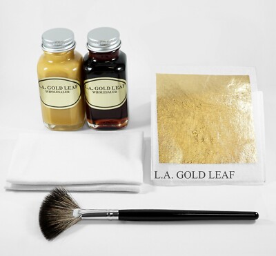 24K Genuine Gold Leaf Kit (5 Sheets : 2oz.) 