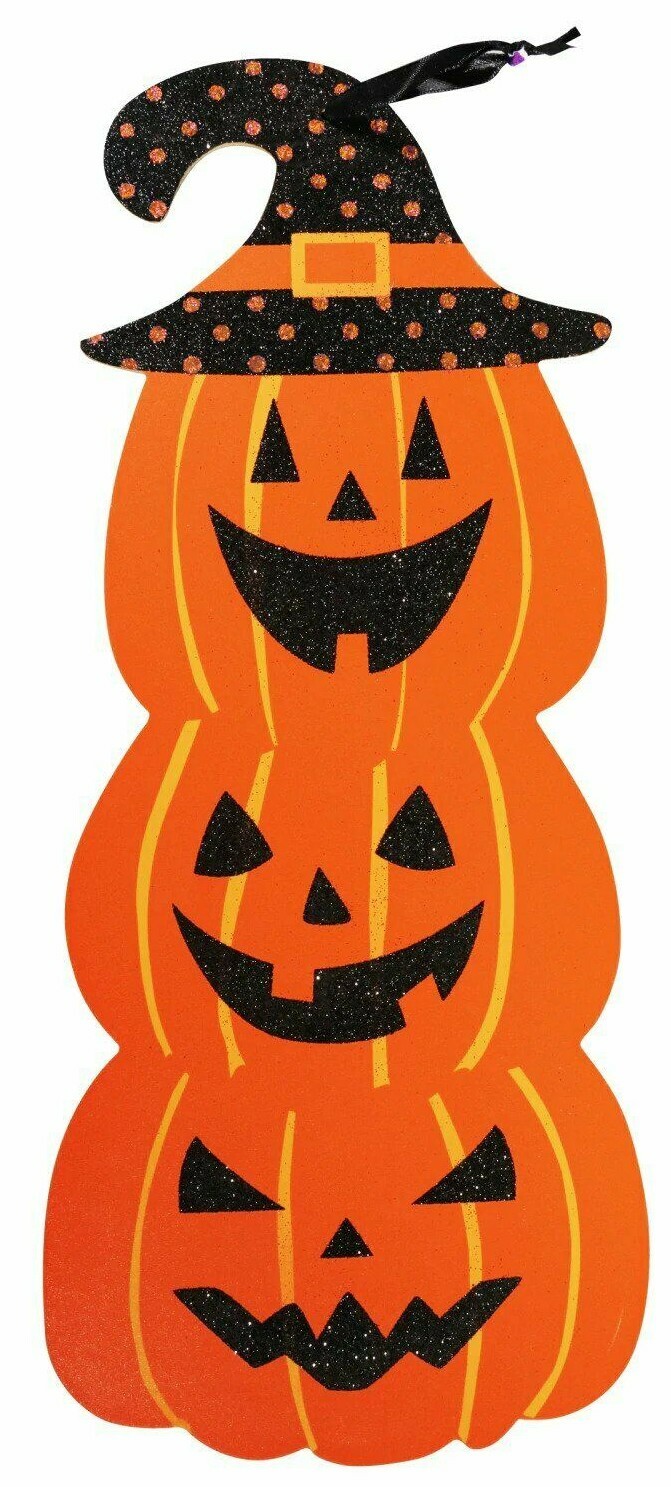 Glittery Stacked Pumpkins 19