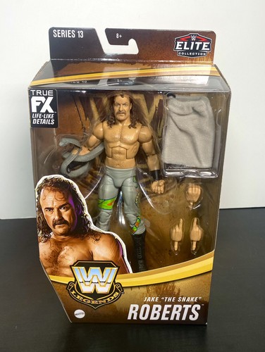 WWE Elite Ultimate Jake Roberts 新品開封のみ WWE Jake Roberts & Rude Figure Mattel Creations Elite