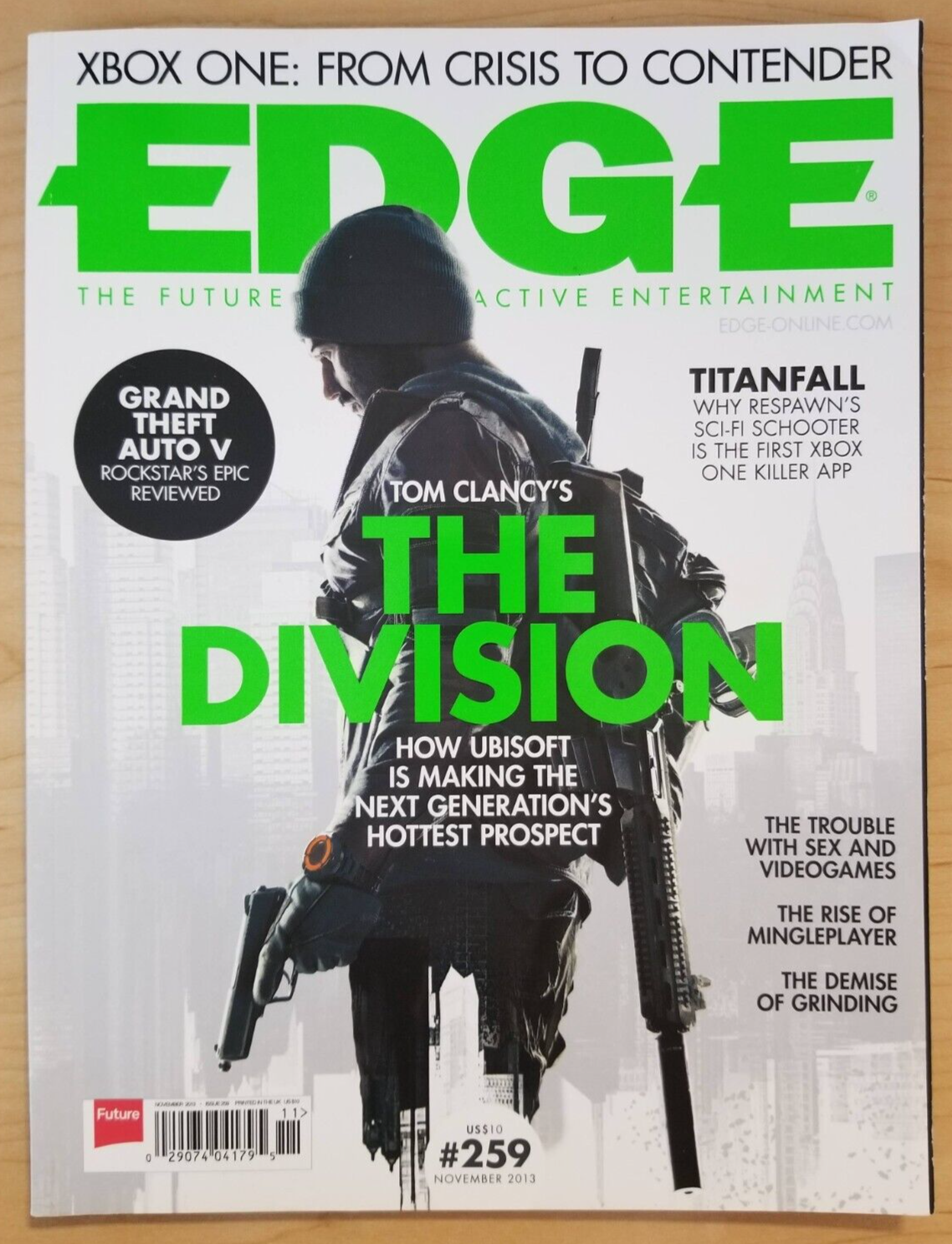 front end magazine 46冊まとめ売り Edge #259 (Nov 2013, UK gaming magazine) The Division cover