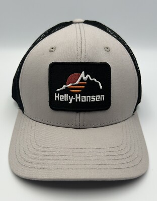 Helly Hansen Patch Trucker Mountain 80s 90s Alpine Nordic Snapback Baseball Cap