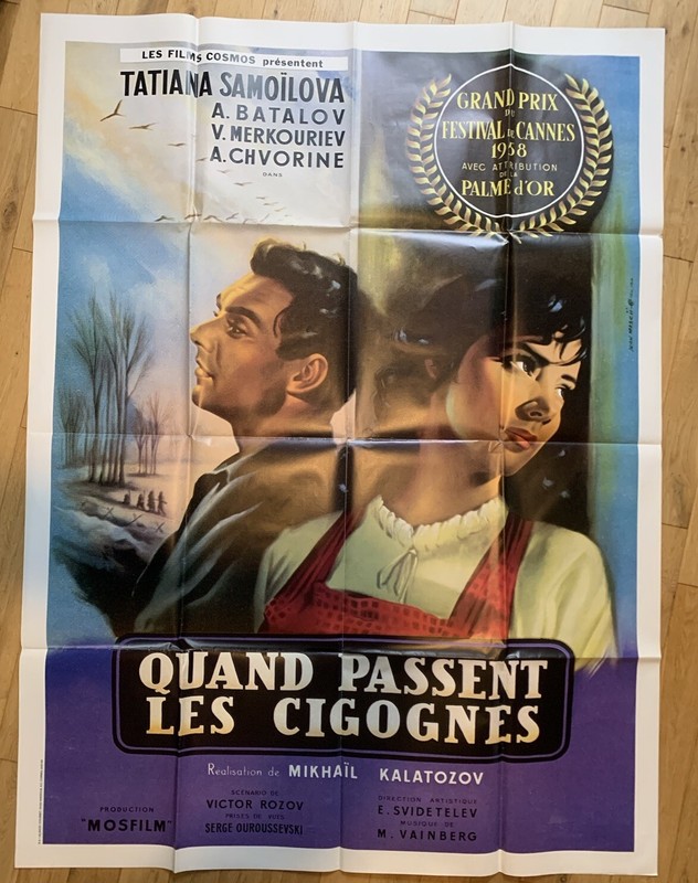 Quand Passent Les Cigognes -1957- Kalatozov -Affiche Ress.70’- 120x169cm- Neuve