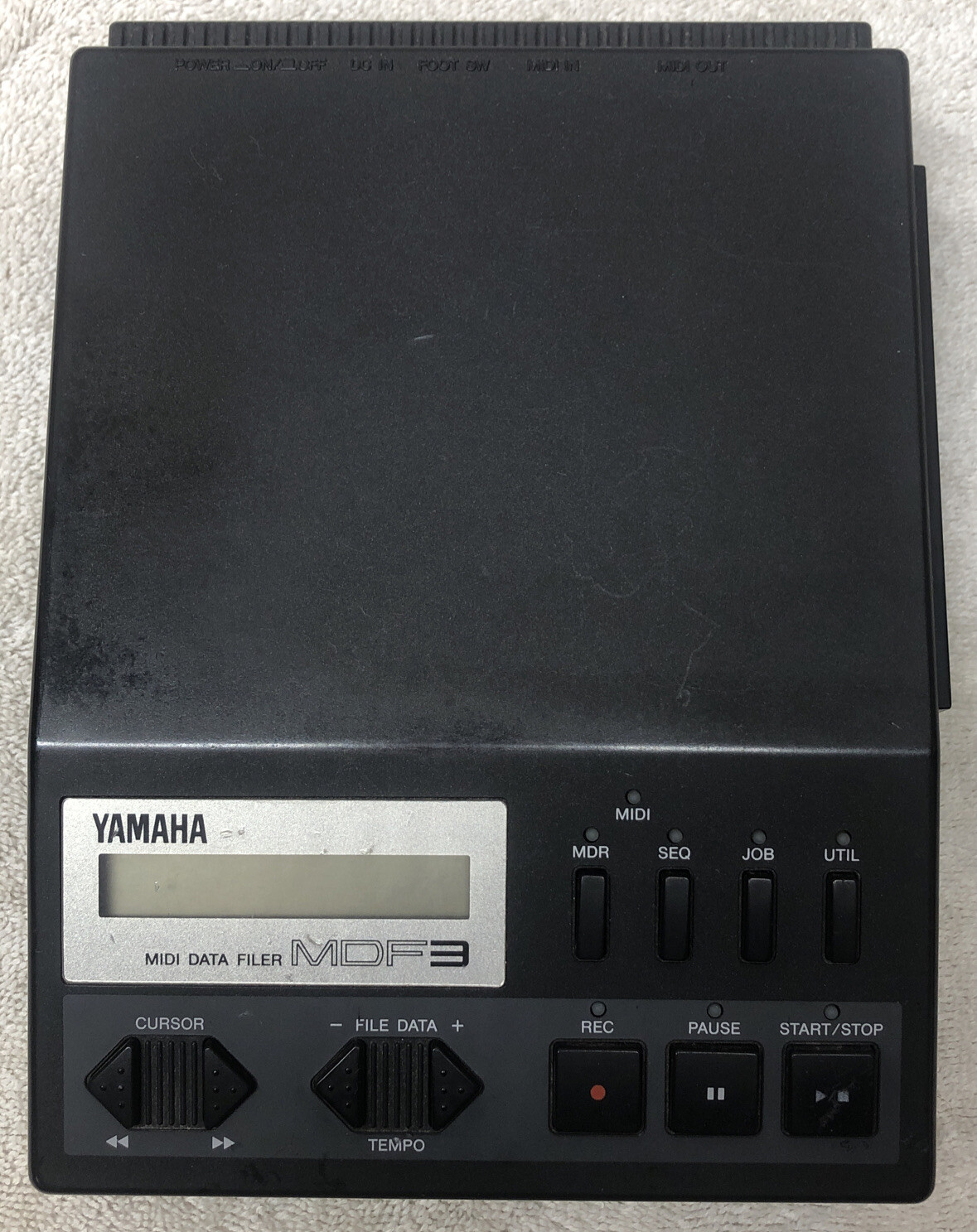 Midi data. Midi data