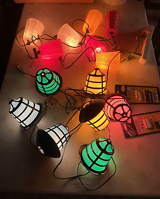 Vintage camper 2024 string lights