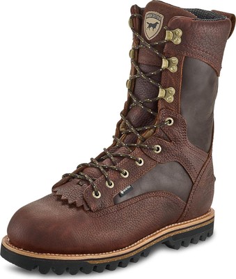 Pre-owned Irish Setter Men's 12 In Elk Tracker Gore-tex Hunting Boots, 600 Gram In Brown (p)