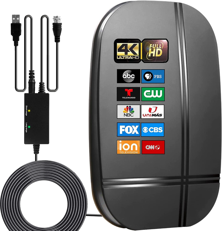 TV Antenna for Smart TV Indoor - Antenna TV Digital HD Indoor with Signal Booste