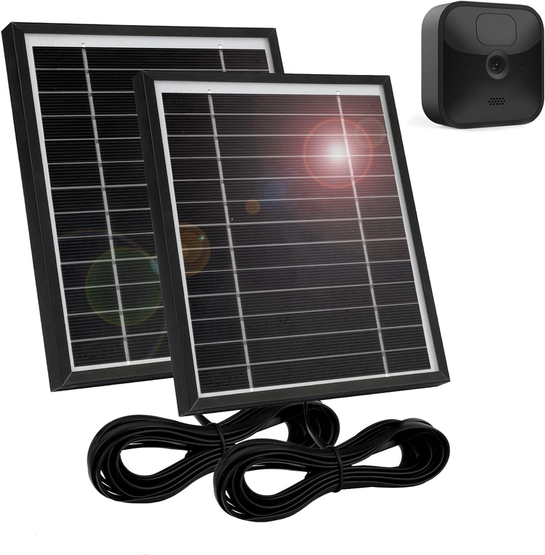 Updated Version  2 Pack Solar Panel Charge Compatible with Blink Outdoor (3Rd Ge